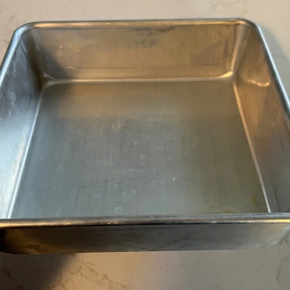 Vintage Mirro Aluminum Square Baking Pan 6 x 6 x 1 3/4